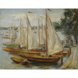 Sailing Boats on Wannsee Lake